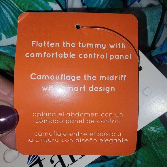 Catalina Nwt suddenly slim 2 piece Bikini Swimsuit 3x - Picture 9 of 12